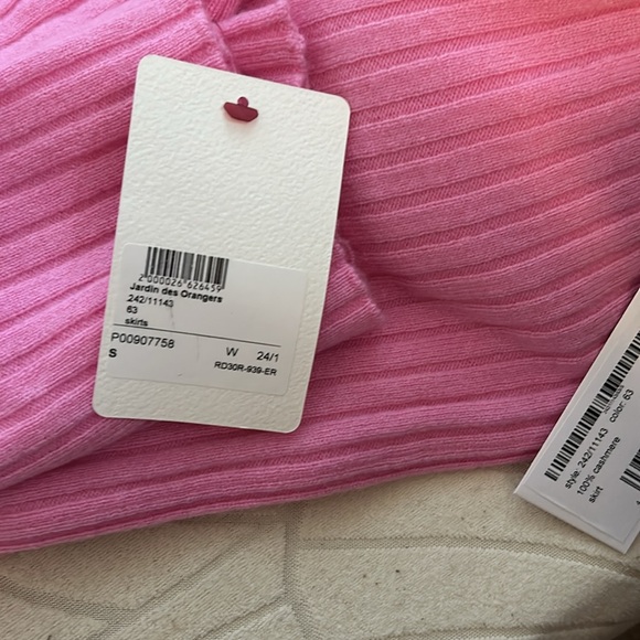 JARDIN DES ORANGERS
High-rise ribbed-knit cashmere midi skirt size (S) - Picture 6 of 7